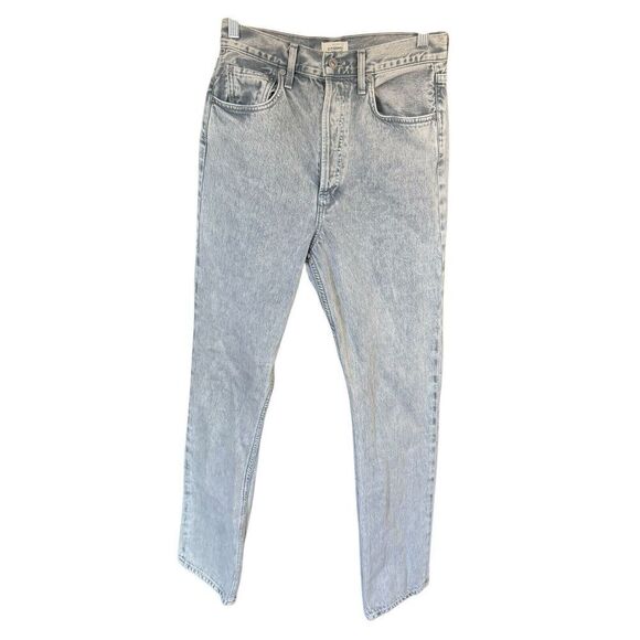 Citizens of Humanity Eva Jean High Waisted Baggy Jeans Blue 24 light Wash $228 - Picture 1 of 13